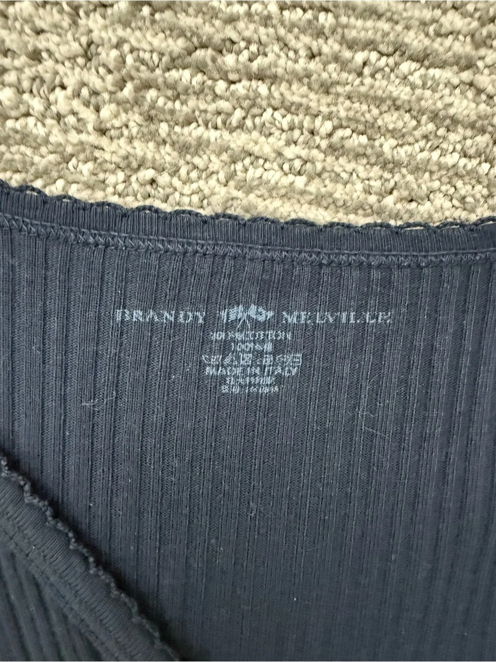 Brandy Melville Navy Blue Cardigsn - Picture 3 of 3